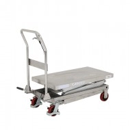 Table Elévatrice Mobile Manuelle INOX 350 Kg Levée 1375 mm