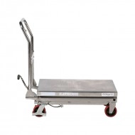 Table Elévatrice Mobile Manuelle INOX 450 Kg Levée 900 mm