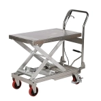 TABLE ÉLÉVATRICE MOBILE MANUELLE INOX 500 KG