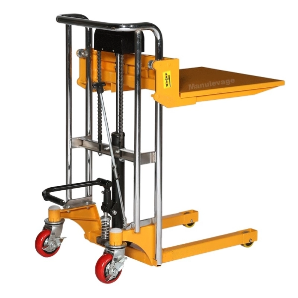Mini Gerbeur Levée 850 mm Capacité 400 kg Mini Gerbeur Levée 850 mm Capacité 400 kg